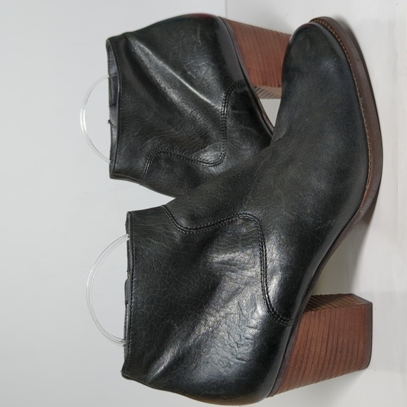 Paul Green munchen Dexter mid heel black boots women's size 9.5  (Autrian 7) - Picture 1 of 16